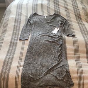 Long Gray Bodycon Dress